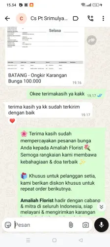 Testimonial Papan Bunga kapunduhan