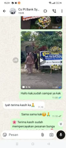 Testimonial Papan Bunga kapunduhan