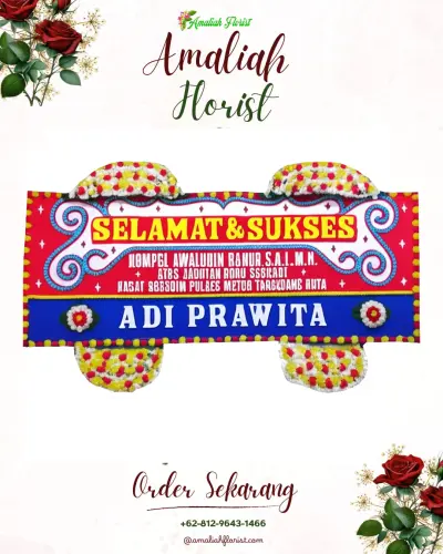 Karangan Bunga Ucapan Selamat kapunduhan